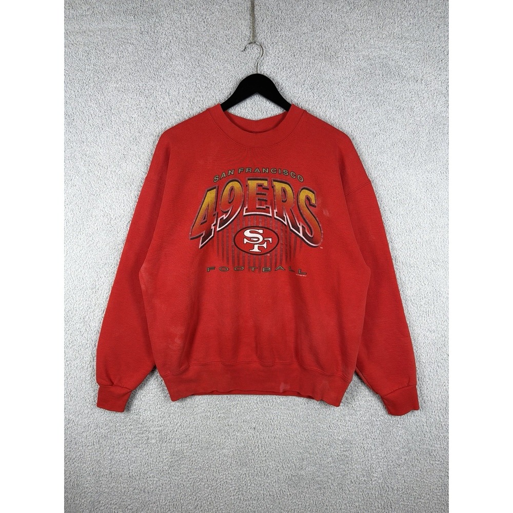 VTG 90s Salem Sportswear San Francisco 49ers Graphic Crewneck Sweatshirt XL 1995
